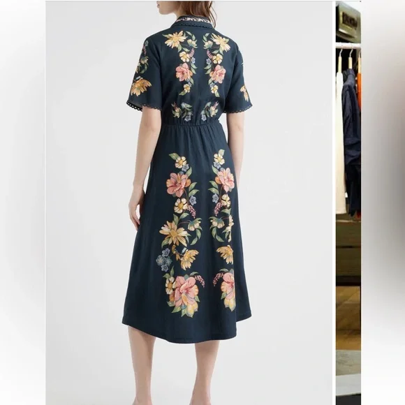 Farm Rio NWT Floral Maxi Dress - Picture 3 of 7